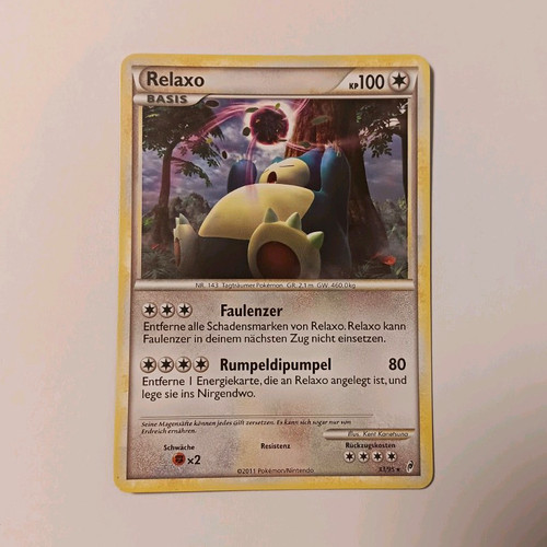 Pokemon tcg karte relaxo - pokemon,