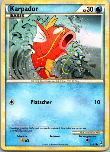 Pokémon karpador ruf - 61/95,