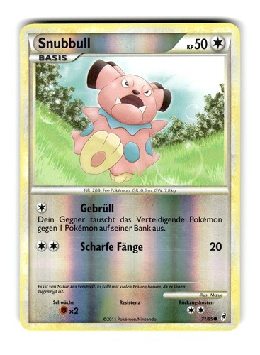 Pokemon vintage snubbull - vintage, cl