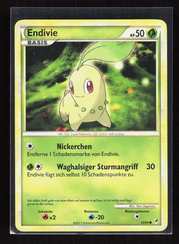 Pokémon endivie ruf - endivie, –