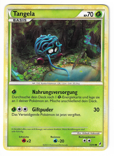 Tangela ruf der - tangela, legenden