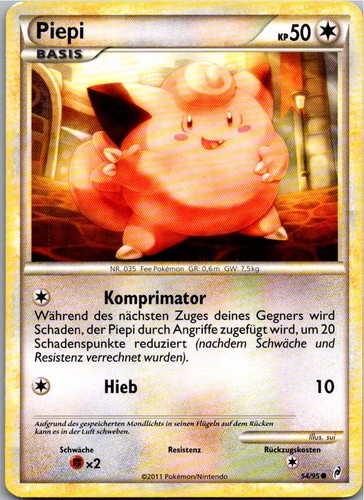 Pokémon piepi ruf der - 54/95,