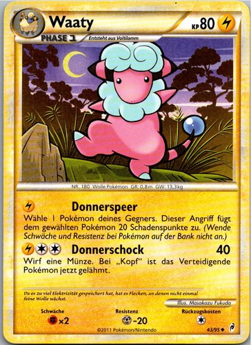 Pokémon waaty ruf der - 43/95,