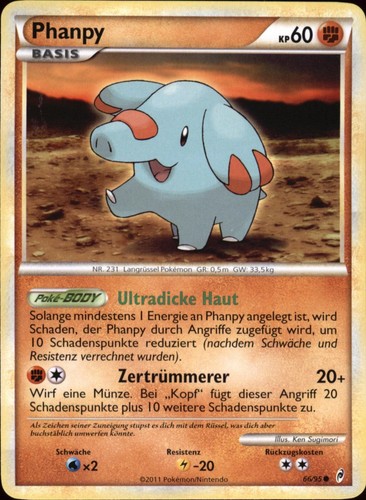 Phanpy ruf der legenden - phanpy, |