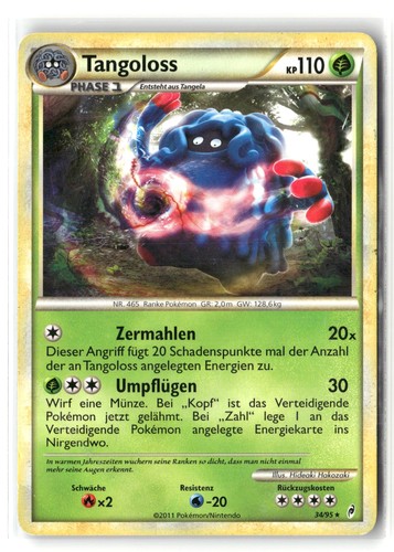 Pokémon tcg tangoloss ruf der - pokémon,