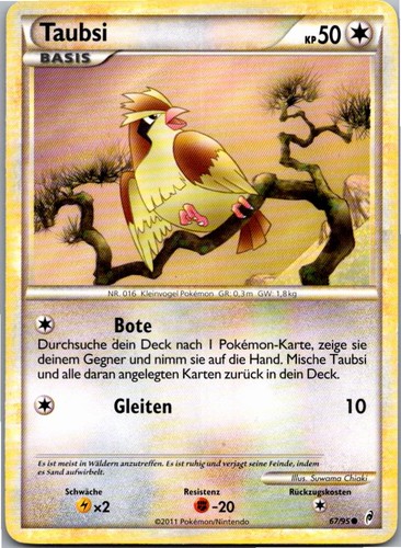 Pokémon taubsi ruf - -,