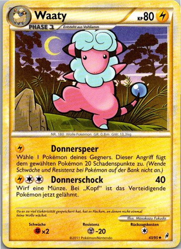 Pokémon waaty ruf der - waaty, 43/95