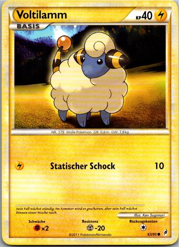 Pokémon voltilamm ruf - pokémon, 63/95