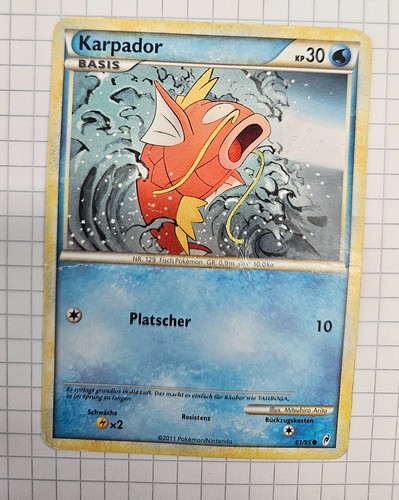 Pokémonkarte karpador 95 - pokémonkarte,